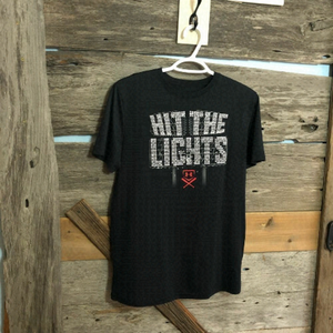 𝅺under Armour Size XL Youth Black 'Hit The Lights' activewear t-shirt